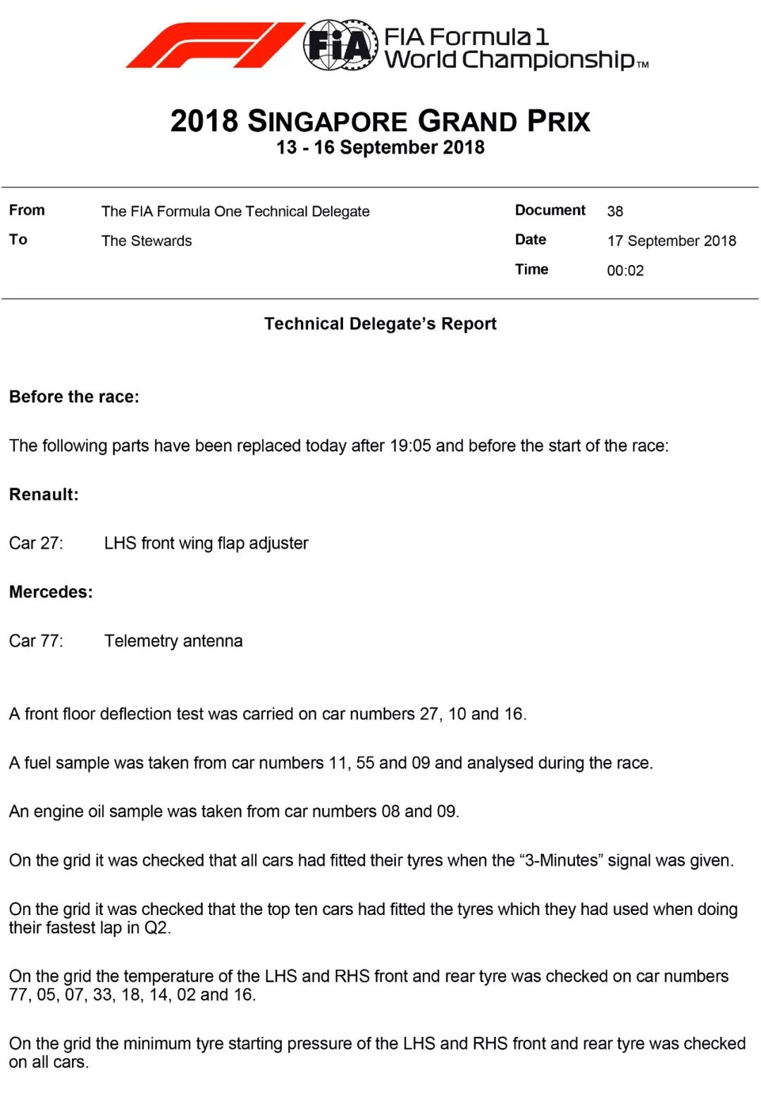 2018 F1新加坡站赛后数据分析(图10)