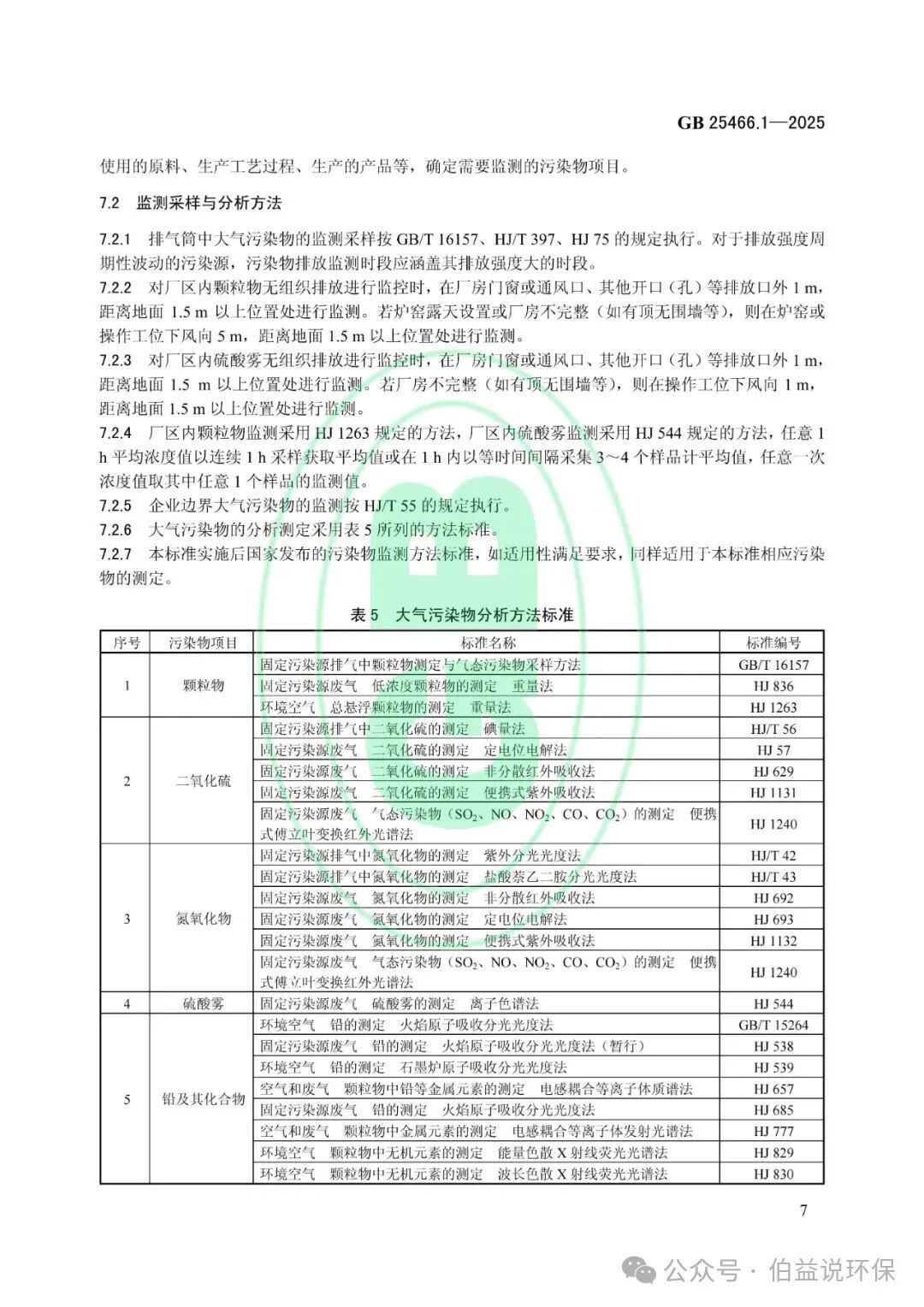 排放標(biāo)準(zhǔn)