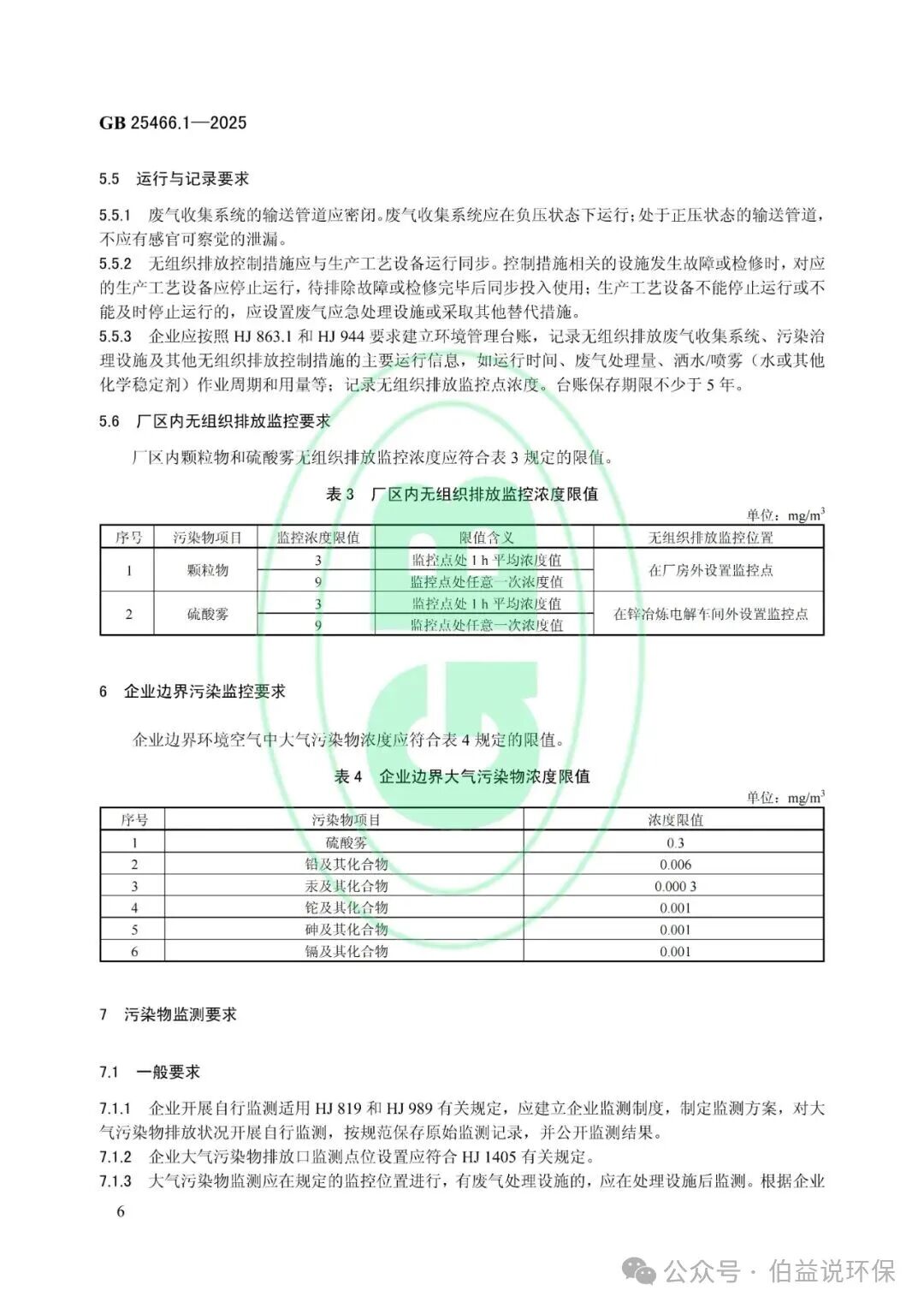 排放標(biāo)準(zhǔn)