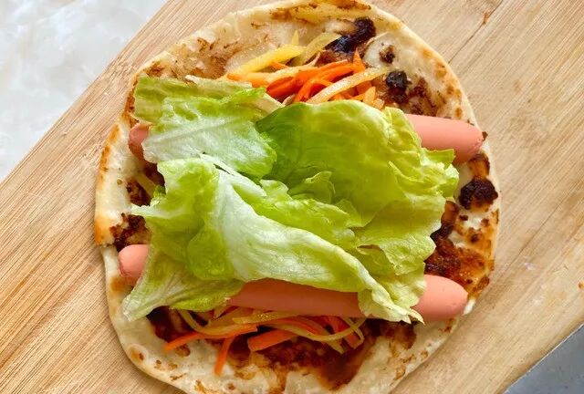 鸡蛋灌饼的做法，饼胚这样做，张张鼓大泡！外酥里软