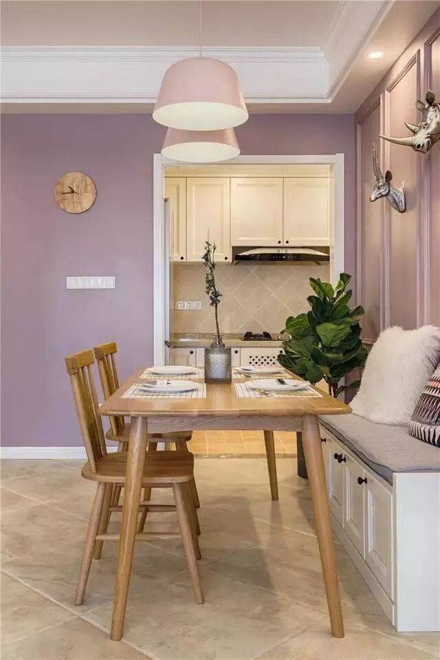 78平的小清新北欧风小户型，色彩搭配大胆而又舒适！