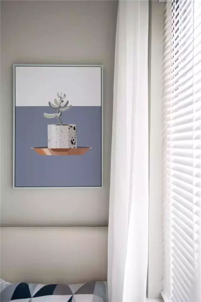 78平的小清新北欧风小户型，色彩搭配大胆而又舒适！