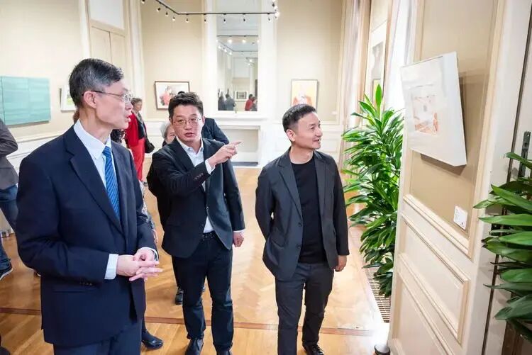 内蒙古画家作品亮相中国高等美术院校水彩作品国际巡展·比利时站 第17张