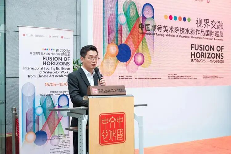 内蒙古画家作品亮相中国高等美术院校水彩作品国际巡展·比利时站 第14张