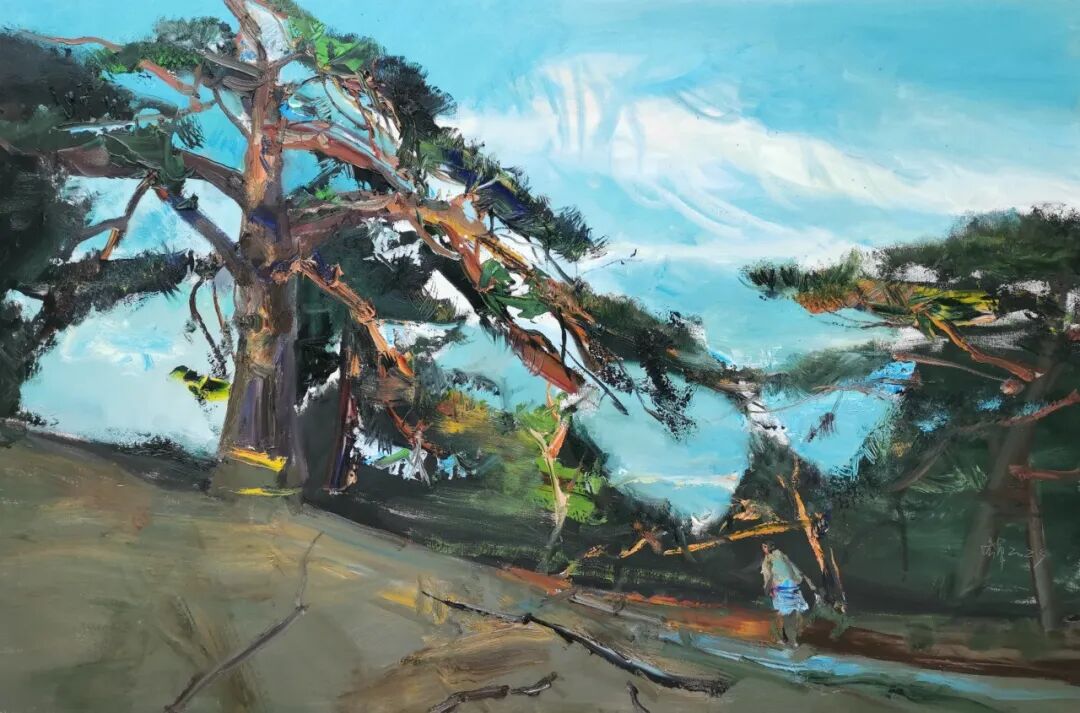 “让世界看见呼伦贝尔的美”油画作品展今日开展 第13张