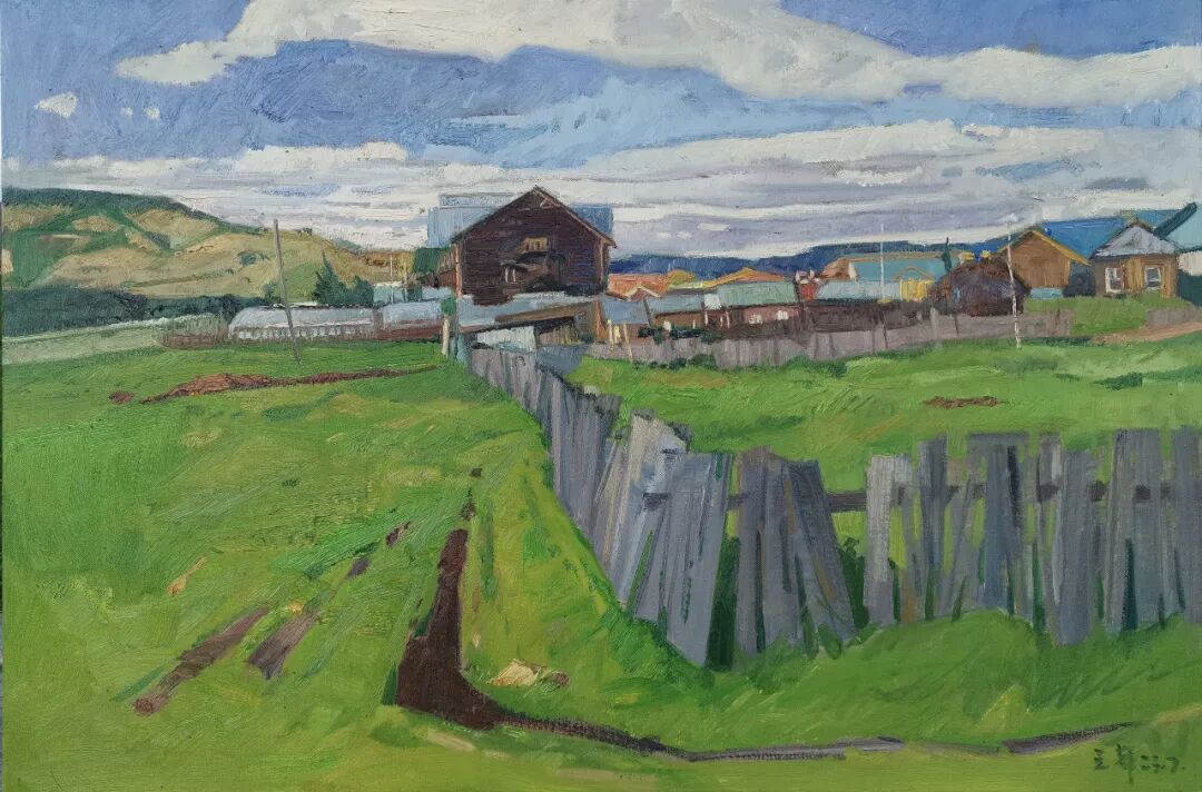 “让世界看见呼伦贝尔的美”油画作品展今日开展 第10张