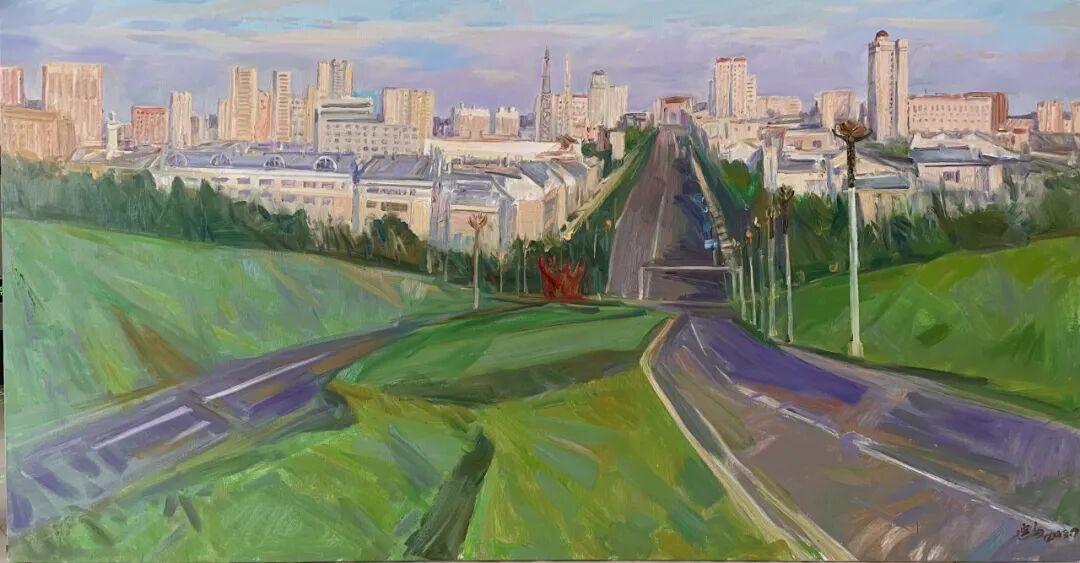 “让世界看见呼伦贝尔的美”油画作品展今日开展 第8张