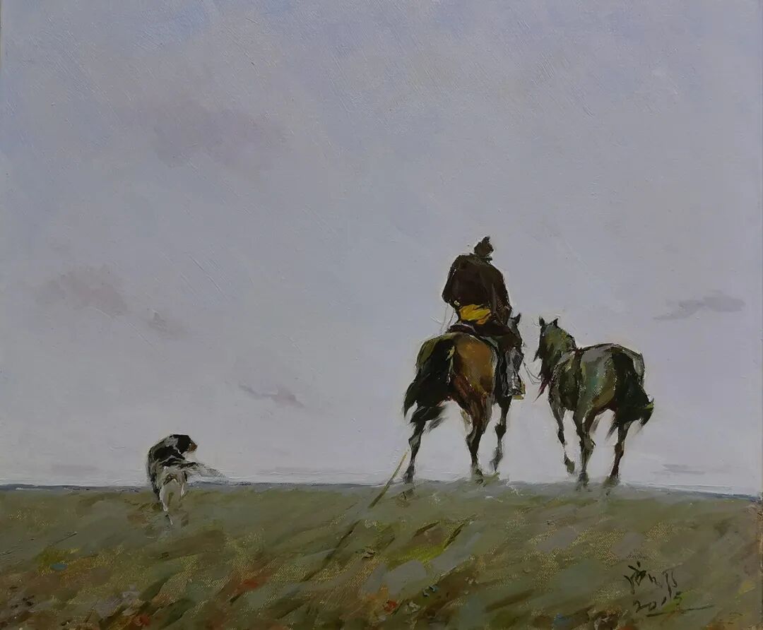 “让世界看见呼伦贝尔的美”油画作品展今日开展 第19张