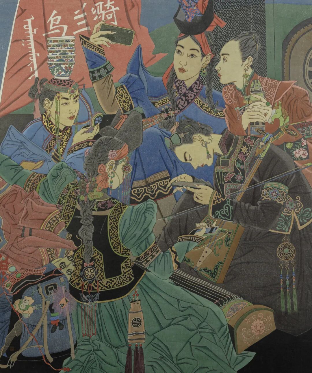 展讯丨第六届中国民族美术作品展览走进呼和浩特 第4张