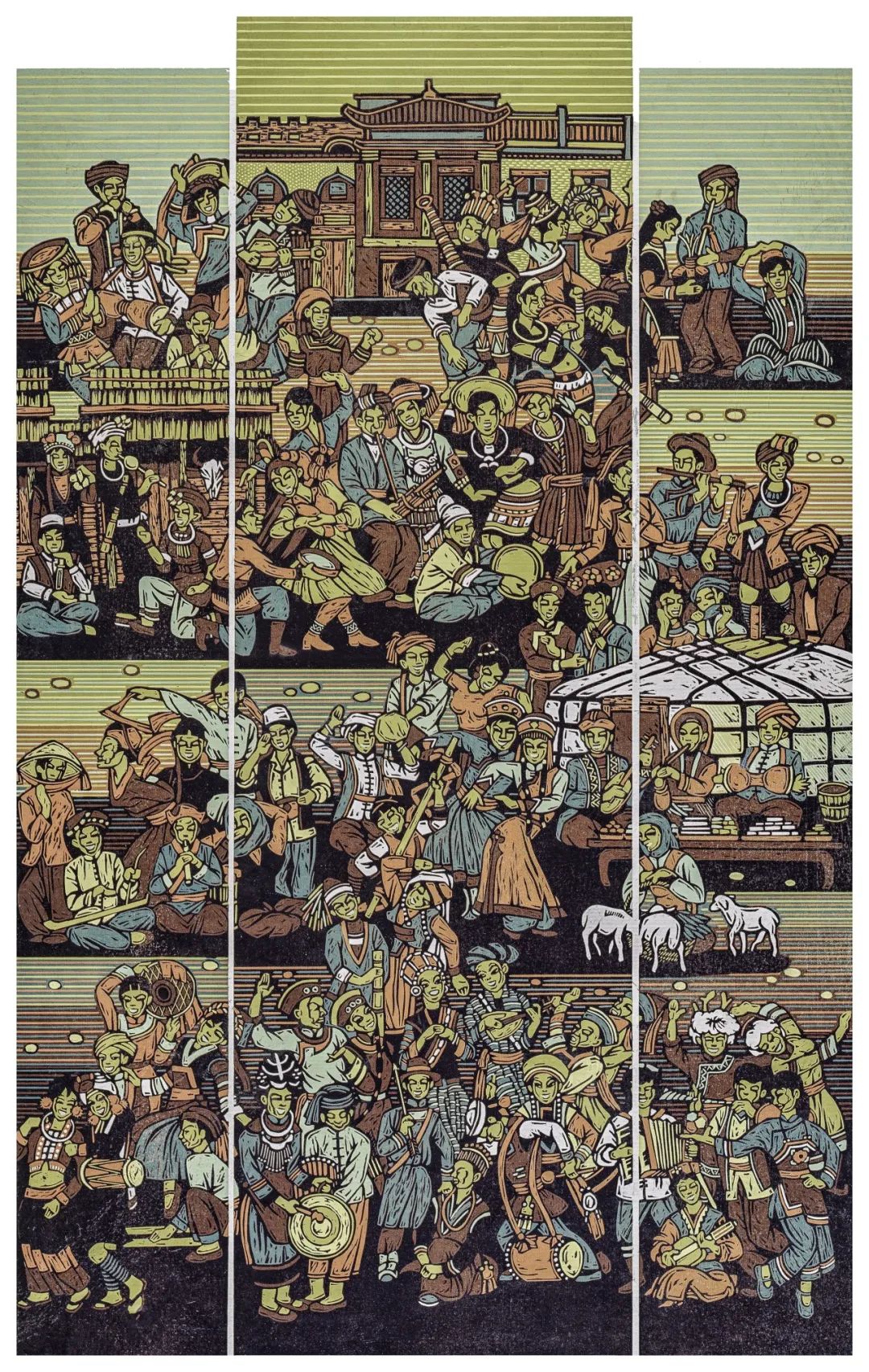 展讯丨第六届中国民族美术作品展览走进呼和浩特 第23张