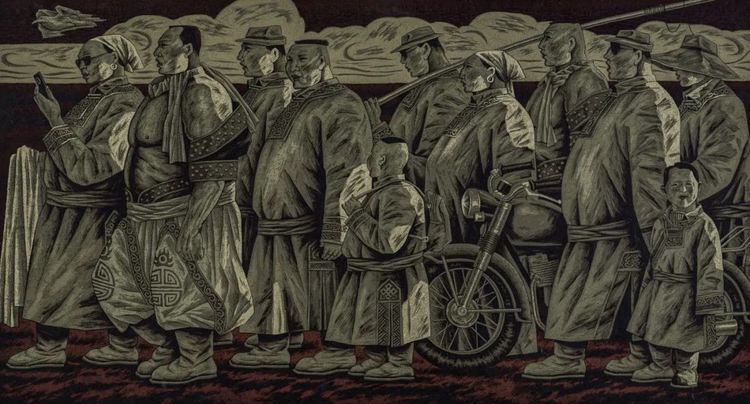 展讯丨第六届中国民族美术作品展览走进呼和浩特 第24张