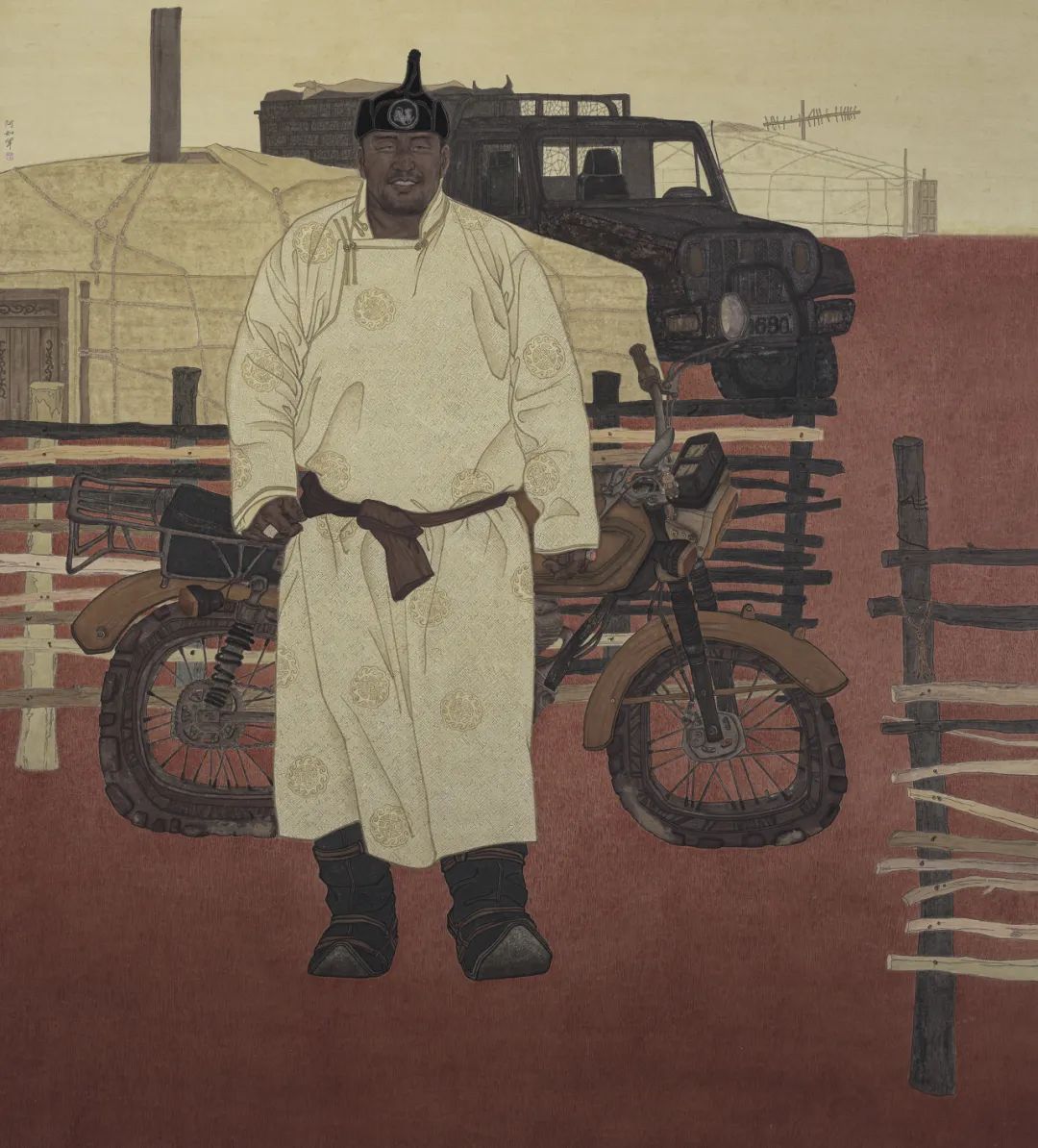 展讯丨第六届中国民族美术作品展览走进呼和浩特 第9张
