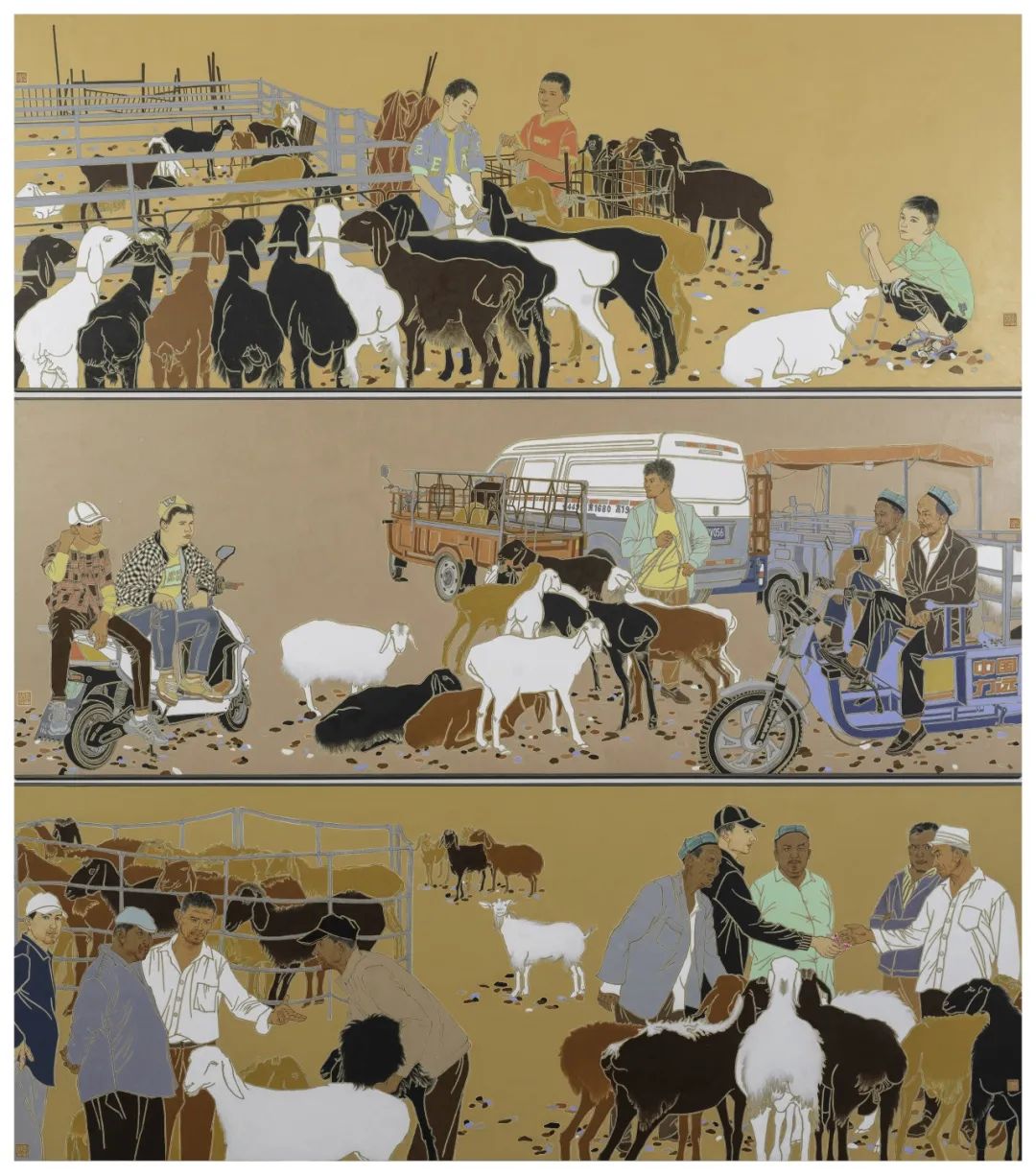 展讯丨第六届中国民族美术作品展览走进呼和浩特 第6张