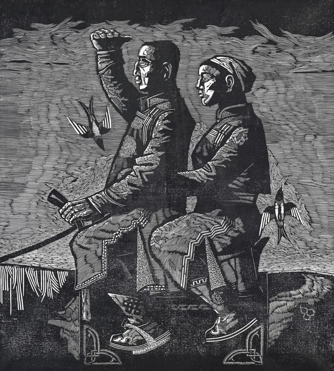 展讯丨第六届中国民族美术作品展览走进呼和浩特 第20张