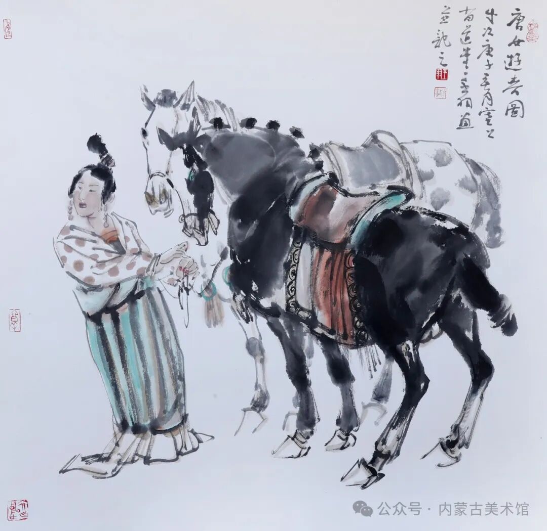 展讯丨第二届内蒙古中国画学会作品展 第10张