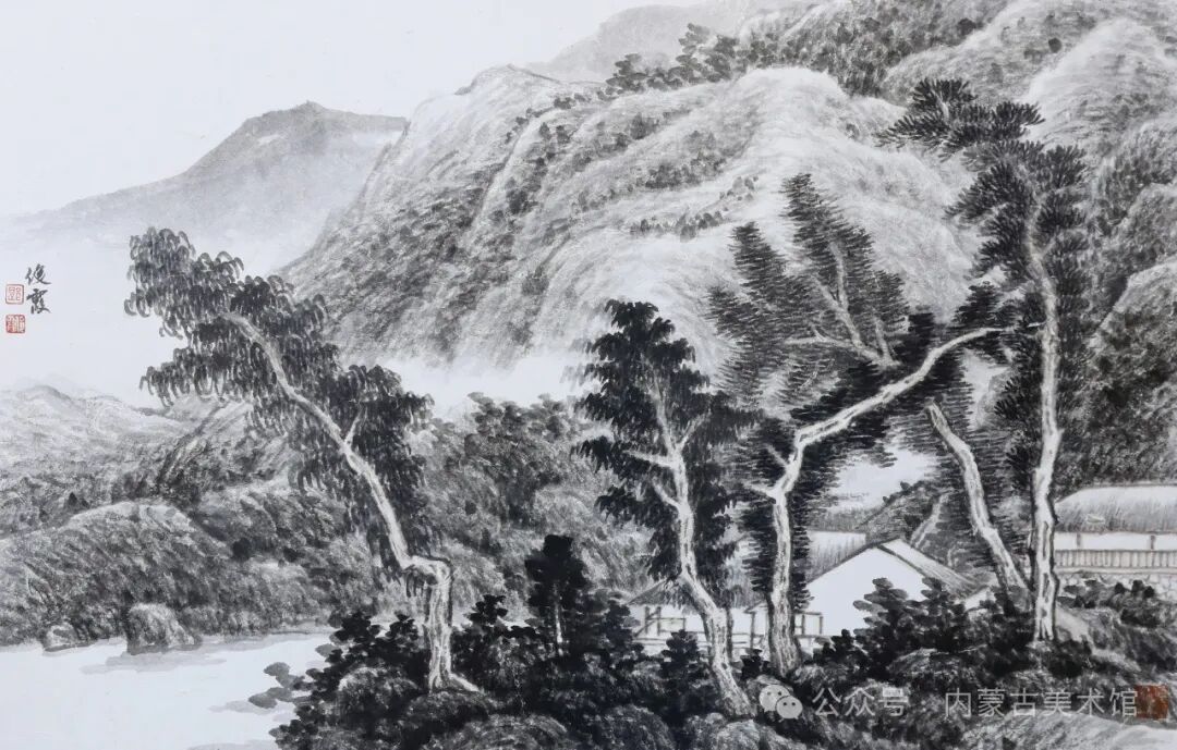 展讯丨第二届内蒙古中国画学会作品展 第6张