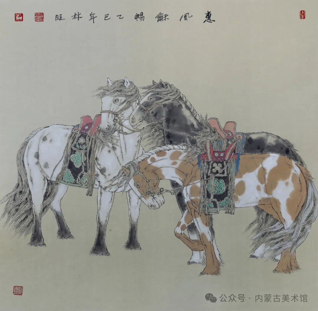 展讯丨第二届内蒙古中国画学会作品展 第5张