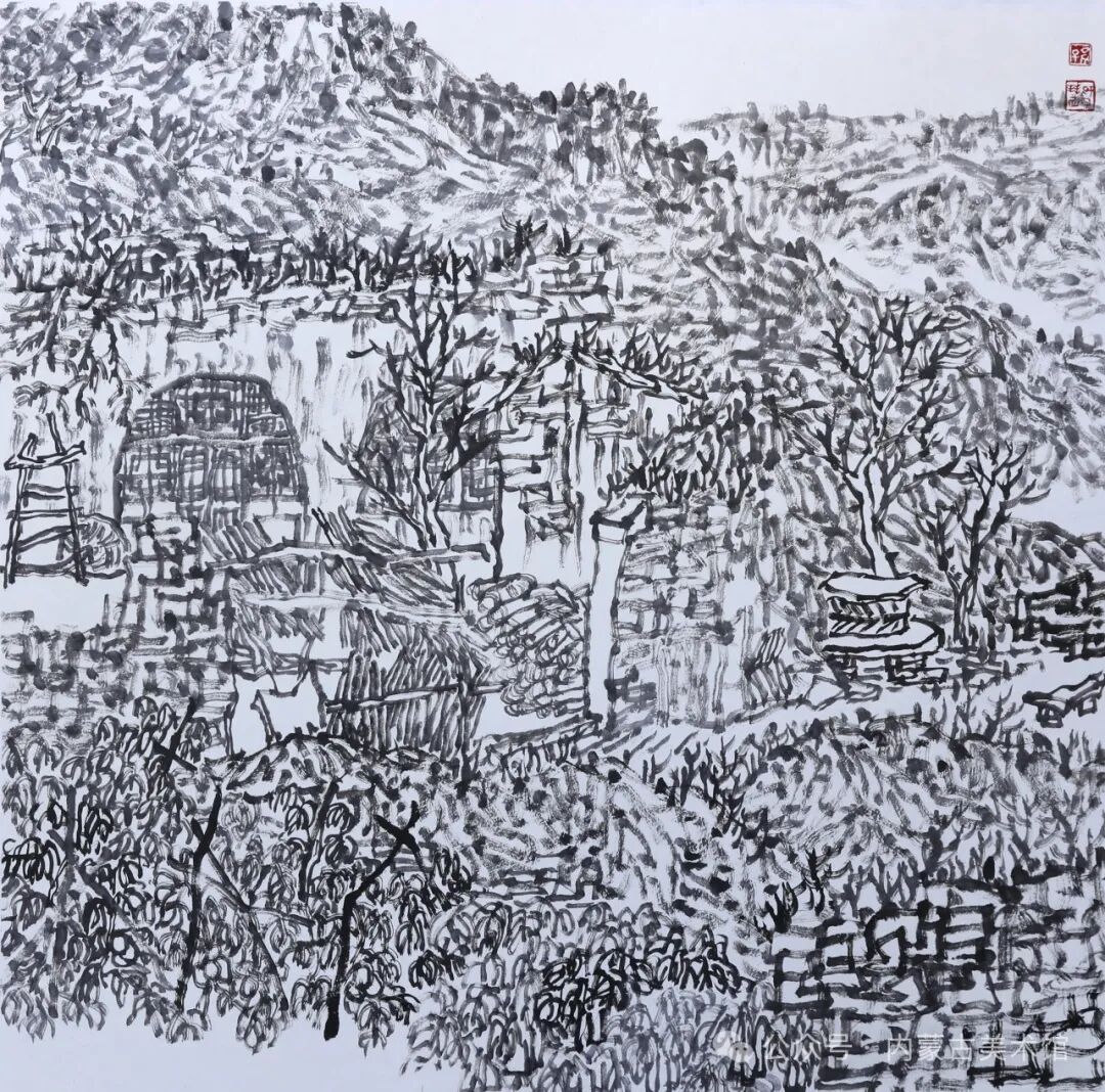 展讯丨第二届内蒙古中国画学会作品展 第14张