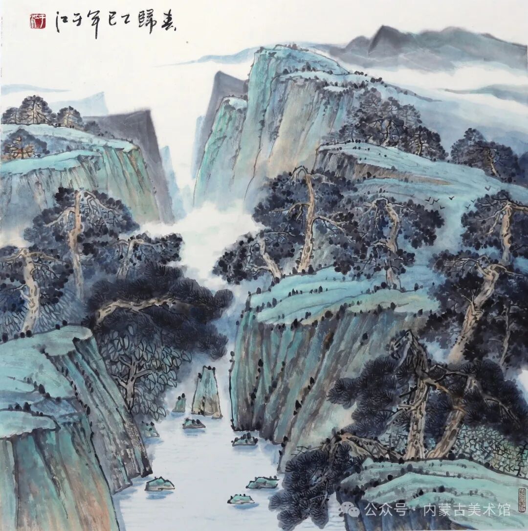 展讯丨第二届内蒙古中国画学会作品展 第4张