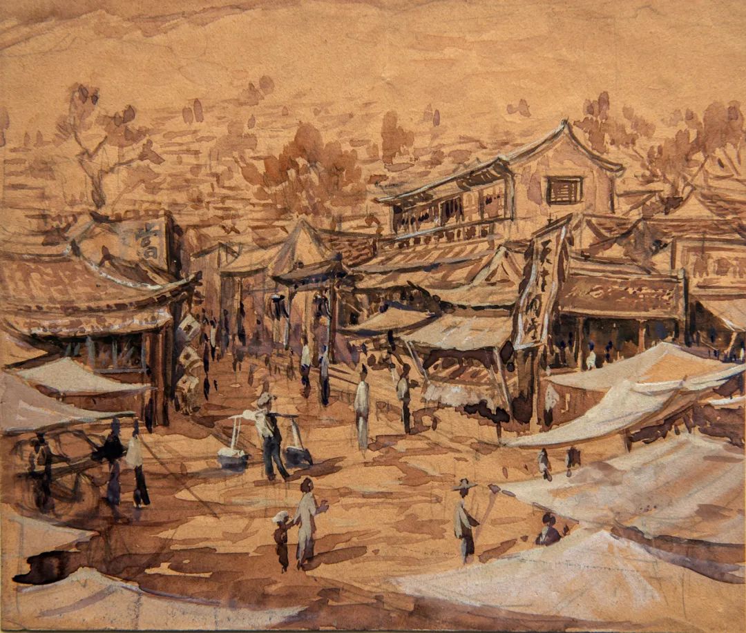 展讯丨内蒙古师范大学艺术学科建立70周年——卢宾先生诞辰100周年作品展 第39张