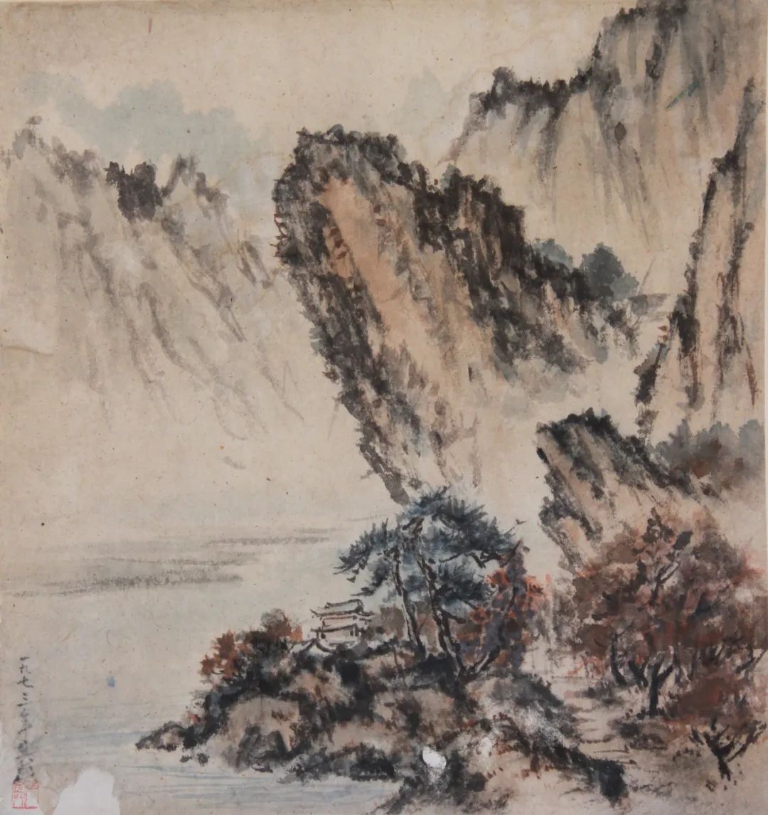 展讯丨内蒙古师范大学艺术学科建立70周年——卢宾先生诞辰100周年作品展 第36张