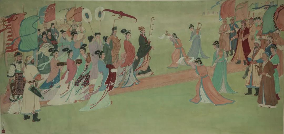 展讯丨内蒙古师范大学艺术学科建立70周年——卢宾先生诞辰100周年作品展 第33张