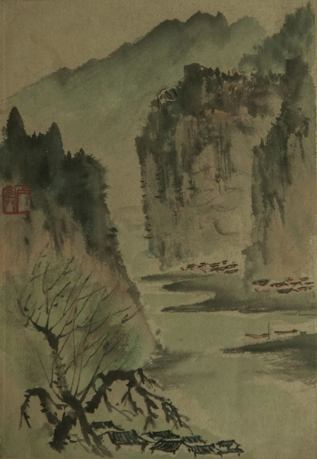 展讯丨内蒙古师范大学艺术学科建立70周年——卢宾先生诞辰100周年作品展 第34张
