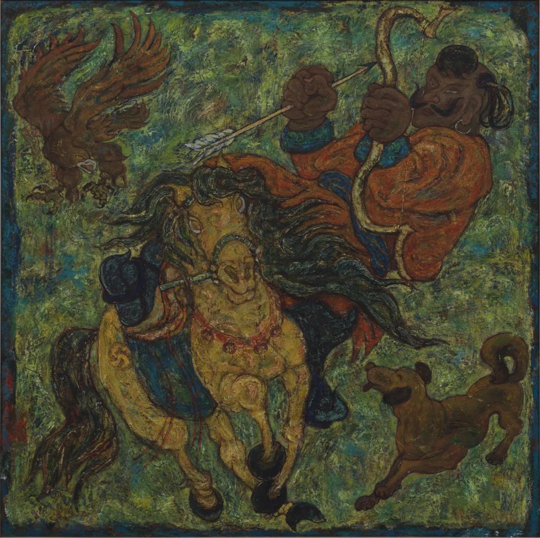 展览现场 | 吾心归处——内蒙古美术馆馆藏妥木斯师生油画作品展火热进行中 第30张