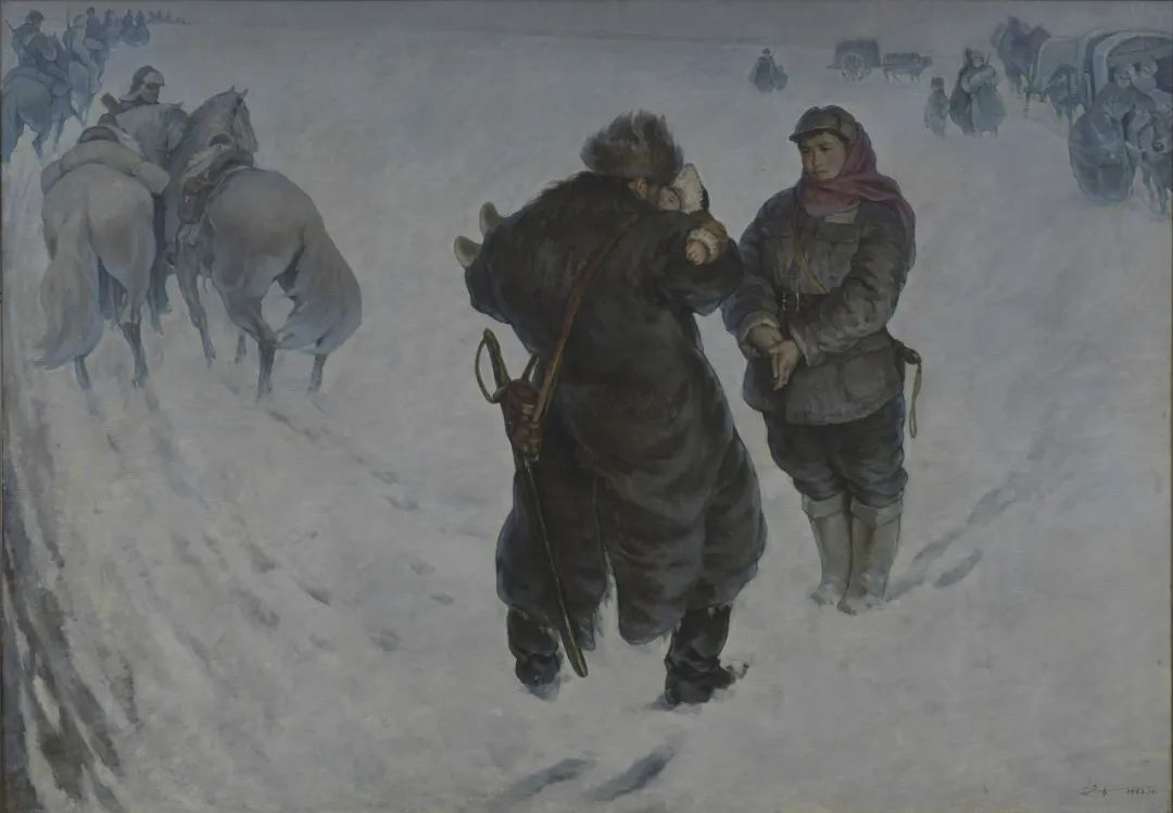 展览现场 | 吾心归处——内蒙古美术馆馆藏妥木斯师生油画作品展火热进行中 第14张