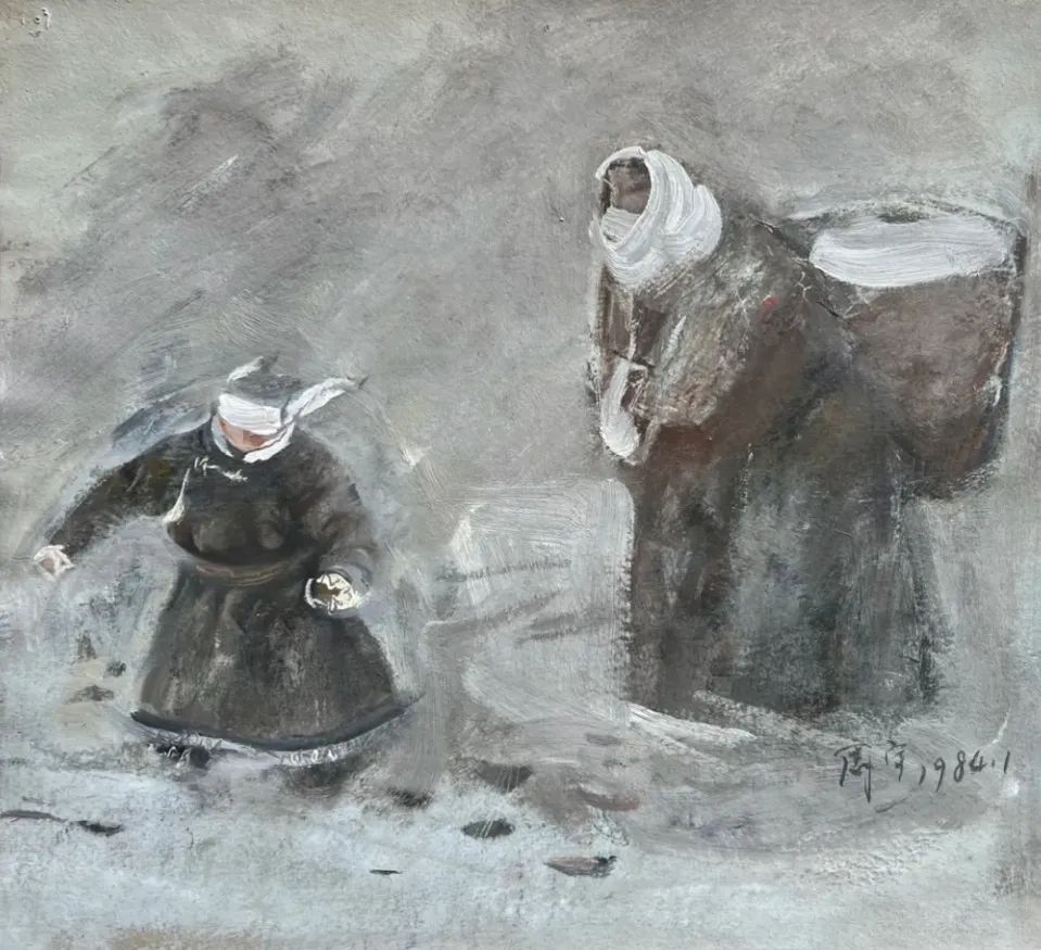 展览现场 | 吾心归处——内蒙古美术馆馆藏妥木斯师生油画作品展火热进行中 第16张