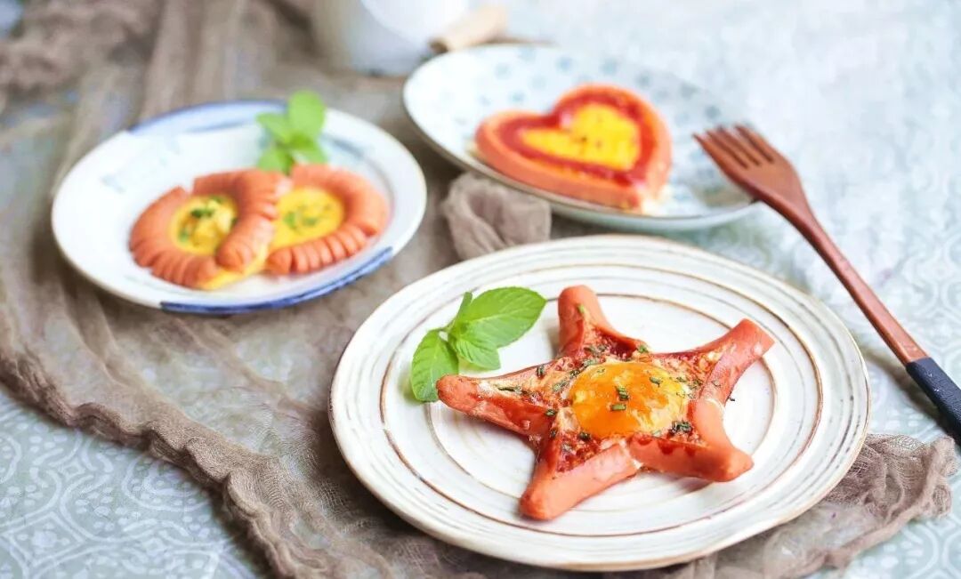 治愈性星星太阳爱心创新早餐|易学易做还快