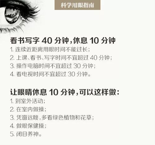 假期注意適度用眼，這份護眼全攻略送給同學們～ 健康 第4張