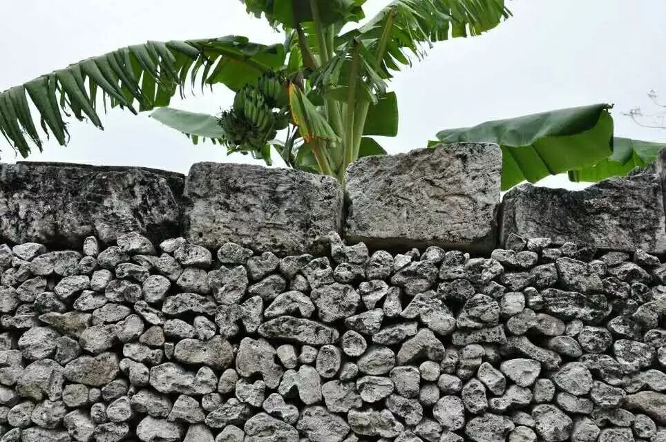 南极村的村民都喜欢用珊瑚堆砌成墙,围墙里小小院子就是一个家.