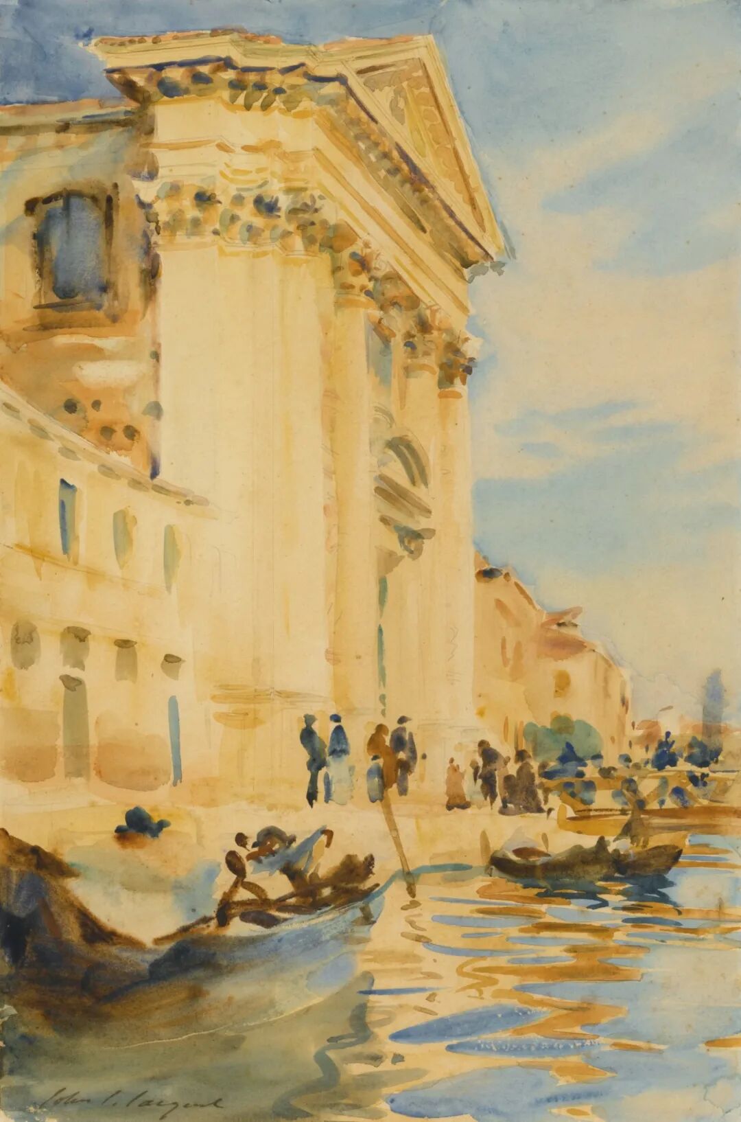 少见的萨金特的水彩习作和写生,精彩! - chrome插件网