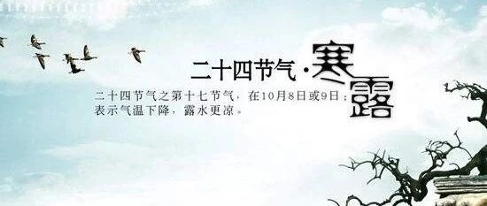 寒露养生，送你九个养生小常识【新民健康】