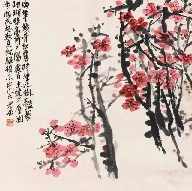 吴昌硕笔下的梅花，孤傲如侠客！ - 全民收藏网