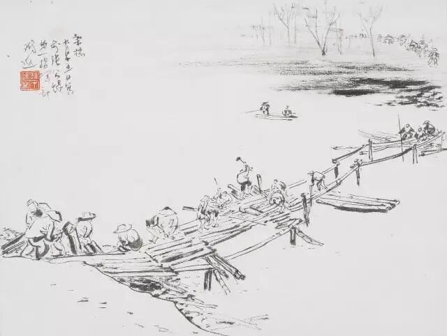 防汛抗洪紧急通知_名家笔下的人物_防汛图片