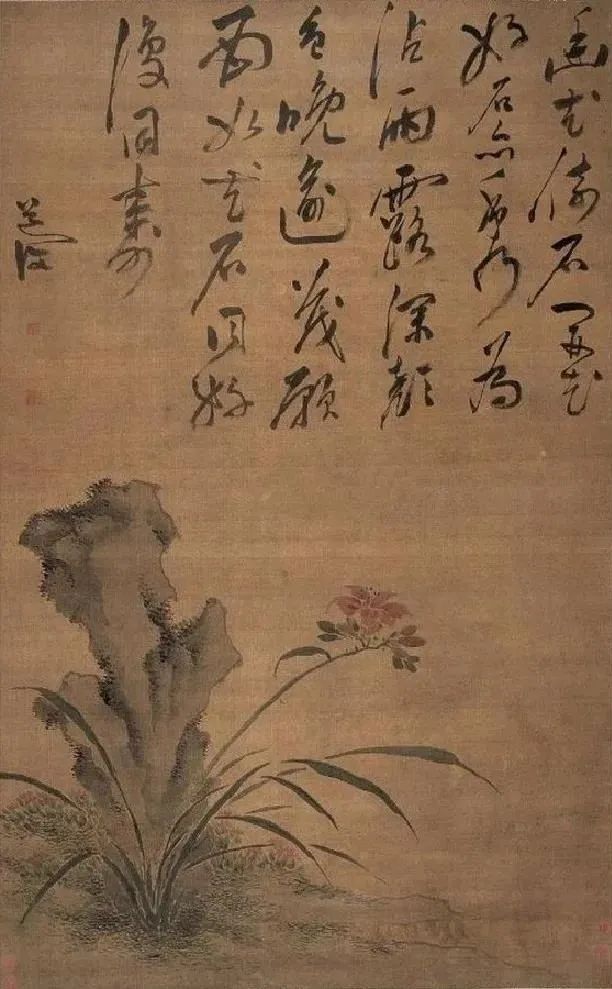 茉莉圖陳淳 夏日玫瑰關注公眾號:古董圈陳淳 山茶花圖水墨花鳥長卷請