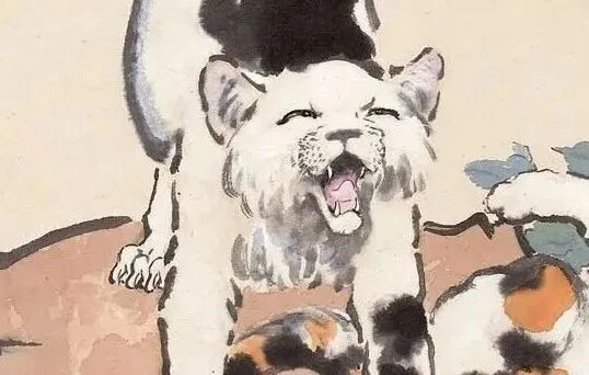 徐悲鸿先生画笔下的小花猫(图4)
