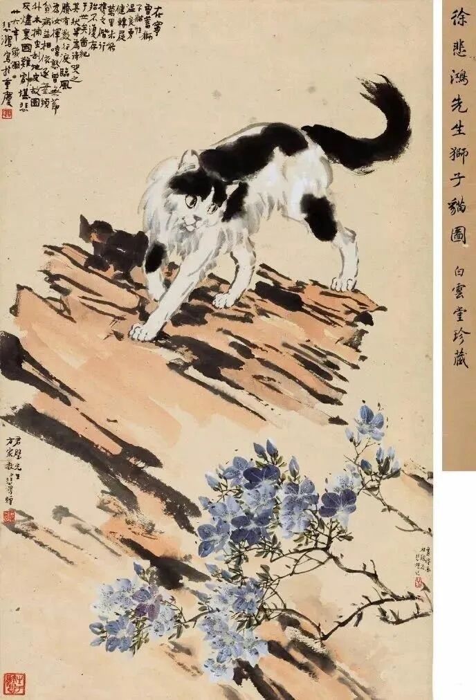 徐悲鸿先生画笔下的小花猫(图18)