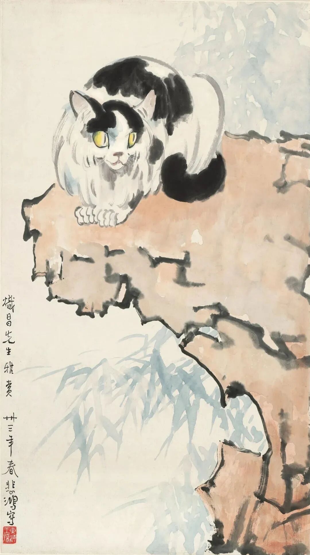 徐悲鸿先生画笔下的小花猫(图6)