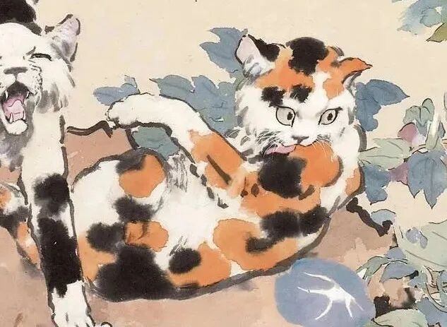 徐悲鴻風の「双猫図」 徐悲鴻風の「双猫図」 - メルカリ