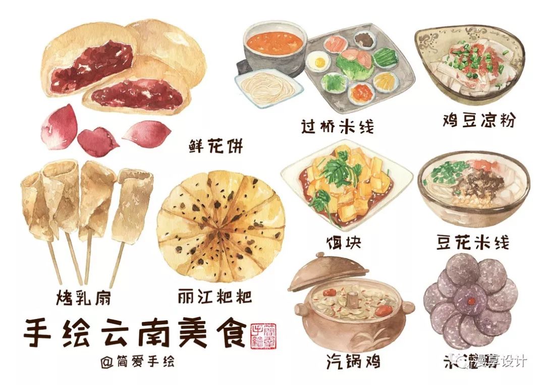 插畫|紙上的美食——帶你吃遍中國美食手繪插畫 家居 第26張