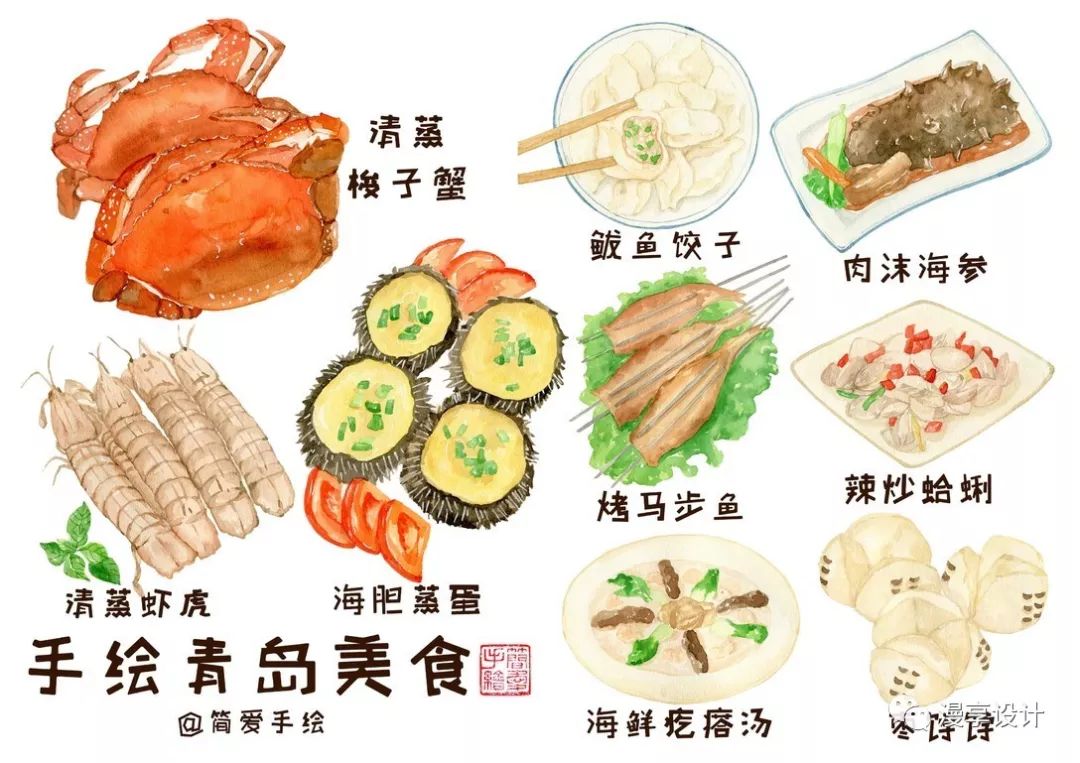 插畫|紙上的美食——帶你吃遍中國美食手繪插畫 家居 第17張