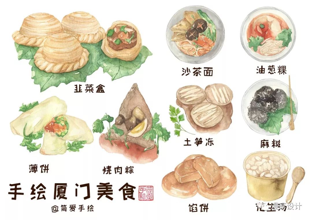 插畫|紙上的美食——帶你吃遍中國美食手繪插畫 家居 第18張