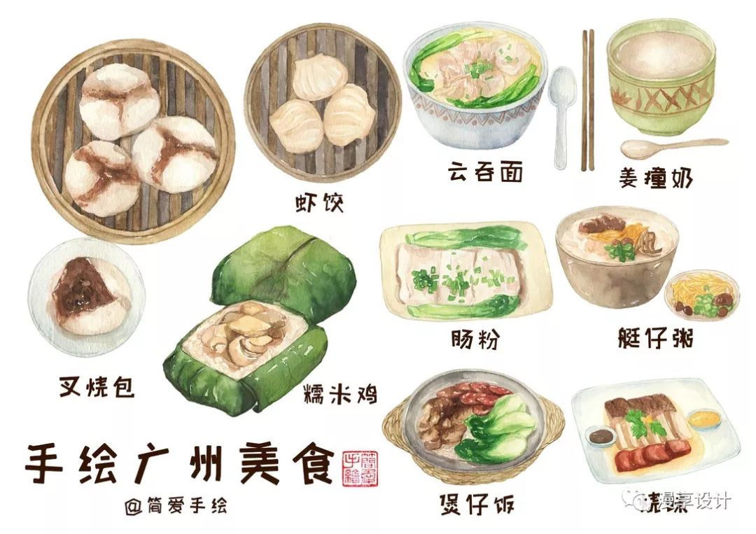 插畫|紙上的美食——帶你吃遍中國美食手繪插畫 家居 第7張