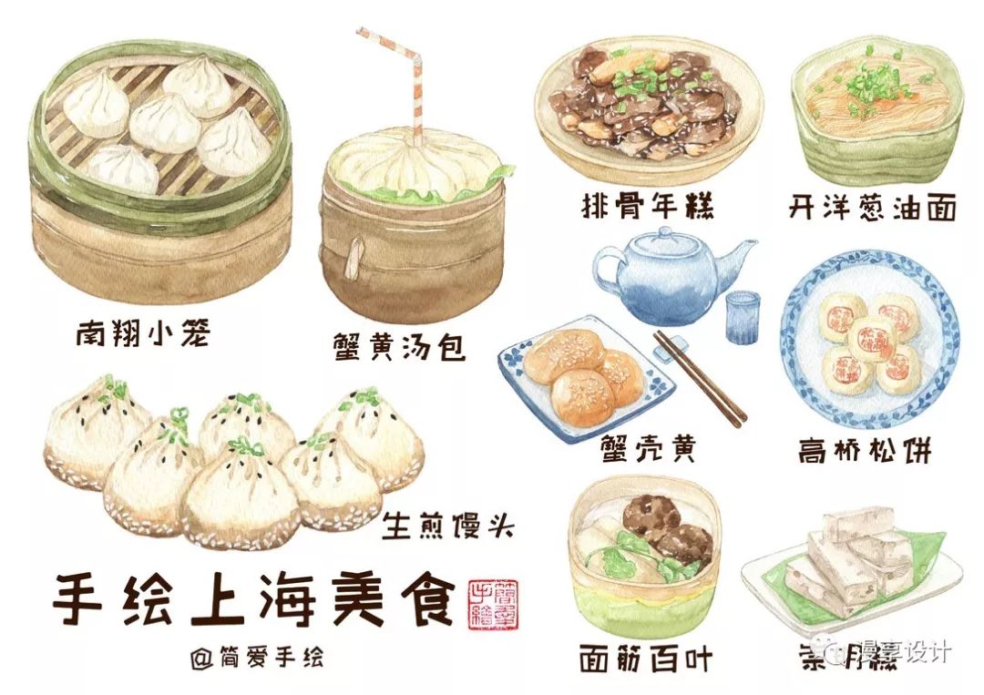 插畫|紙上的美食——帶你吃遍中國美食手繪插畫 家居 第19張
