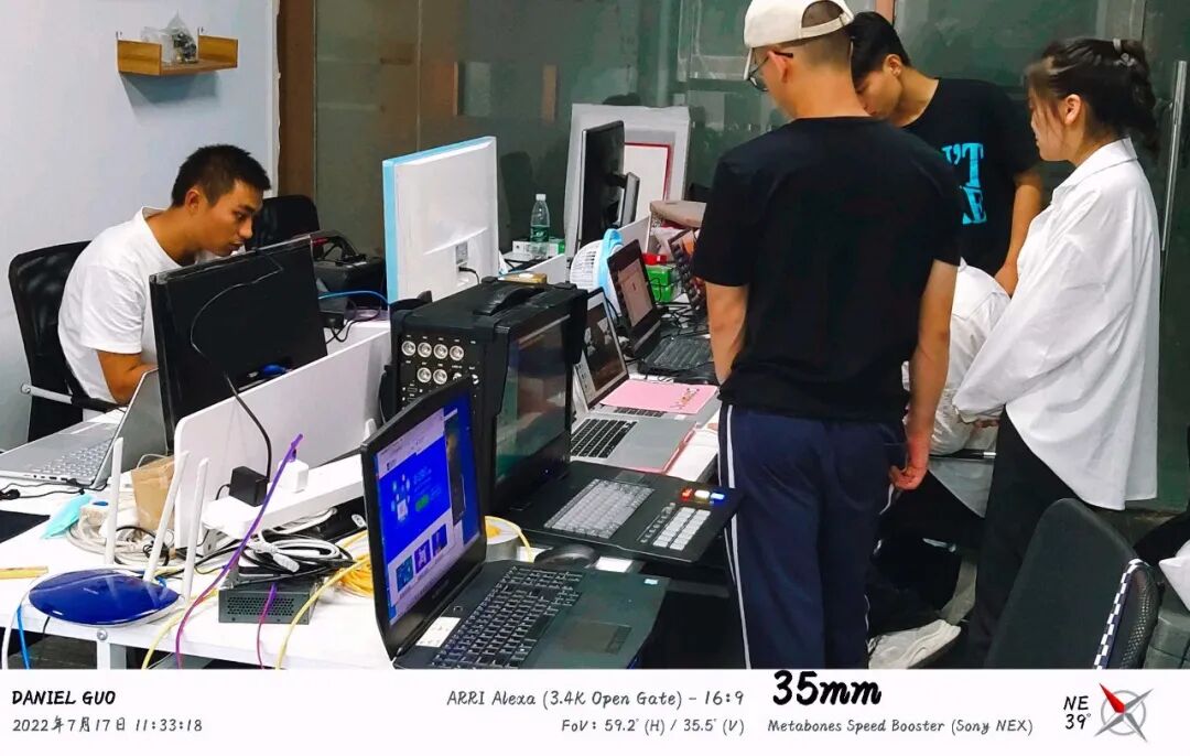 零号时光2022年美团无人机应急演练调度会现场