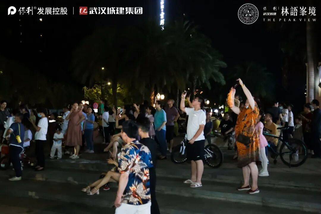 零号时光无人机表演现场