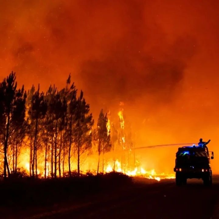 法国西南部山火肆虐，面积超过六千公顷